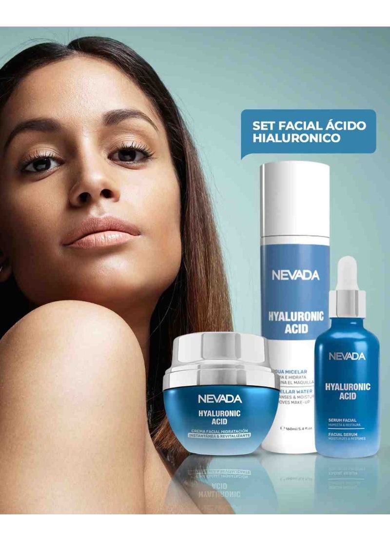 Nevada Hyaluronic Acid Facial Care Set